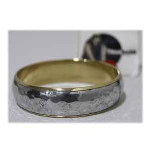 Brass <b>Bangle</b> in Hammered Design <b>Bangle</b> in <b>Silver</b> Color & New Fashion Stylish Design for <b>Women</b> Tradnary - Product Image 1