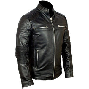 Chaqueta de Motociclista de Cuero para Hombre, Personalizada, Transpirable, de Secado Rápido, Ajustada, Ropa Deportiva de Invierno, Hecha en Pakistán, al Mejor Precio - Product Image 3