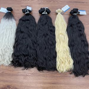 Extensions de trame de cheveux noirs vietnamiens les plus vendues Cheveux humains bruts vierges, qualité SDD, sans produit chimique, longue durée - Product Image 4