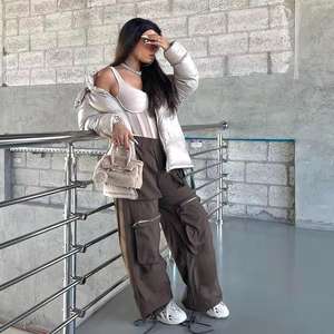 กางเกงยีนส์ทรงบ็อกกี้สำหรับผู้ชายและผู้หญิงกางเกงยีนส์ธรรมดาระบายอากาศได้ดีสำหรับอากาศหนาวและชุดลำลอง - Product Image 1