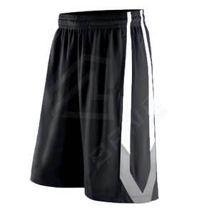 Pantalones cortos de baloncesto personalizados al por mayor malla doble capa baloncesto callejero pantalones cortos transpirables para hombres - Product Image 1