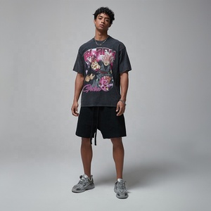 Camiseta DTG Print Sun Faded para hombre, camiseta Vintage 100% de algodón con lavado ácido para hombre, Camiseta con estampado de ropa de calle para hombre y mujer - Product Image 6