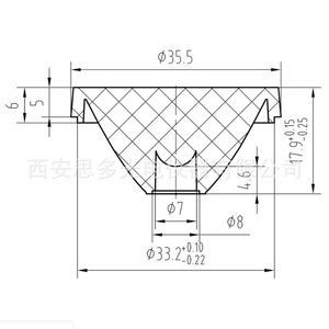 Lente LED Acrílica PMMA Individual STOEMI STW-37 D35.5x17.9mm >90% de Transmitancia para Cubierta de Luz LED - Product Image 3