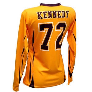 Uniforme de voleibol personalizado para mujer, camisetas deportivas de equipo de manga larga con estampado completo - Product Image 6