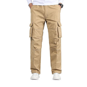 Fábrica Casual algodón Cargo logotipo personalizado Color sólido suelto recto deportes al aire libre diseño alto bajo solapa al por mayor - Product Image 2