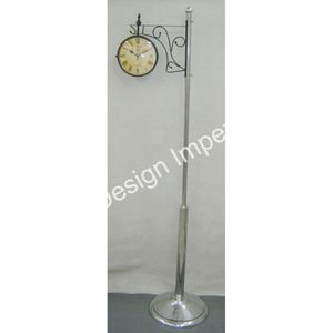 Kim Loại Cổ Điển Đồng Hồ Với Đứng Thủ Công Quốc Gia Phong Cách Đồng Hồ Sàn Đứng Trang Trại Bãi Cỏ Trang Trí Sân Vườn Đồng Hồ Tổ Chức Sự Kiện Nguồn Cung Cấp - Product Image 1