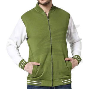 Vintage Men Versity Jacket High Quality Fleece Custom Baseball Letterman With Custom Made Design Versity Bomber Jacket - Product Image 5