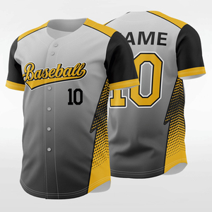 2026 Hot Selling Customized Printed Plus Size Casual Sports Breathable Quick Dry Baseball Jersey Best Quality Custom Logo Design - Product Image 2