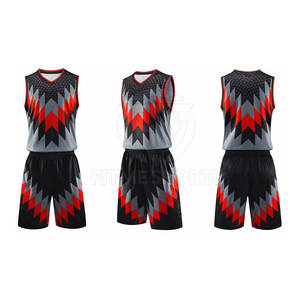 Uniformes personnalisés de basket-ball d'équipe avec nom et impression de numéro Ensemble d'uniformes de basket-ball à séchage rapide pour l'école ou le club - Product Image 1