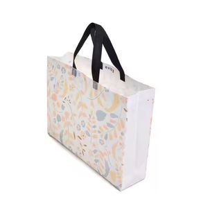 Sac tissé en PP avec logo personnalisé Sacs à provisions tissés laminés Sac tissé d'épicerie en RPET promotionnel avec impression complète - Product Image 3