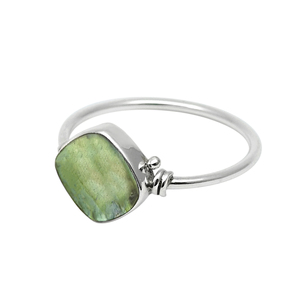 Gran Venta de piedras preciosas de labradorita Natural de buena calidad, anillo con forma de cojín de Plata de Ley 925, joyería hecha a mano, proveedor mayorista - Product Image 1