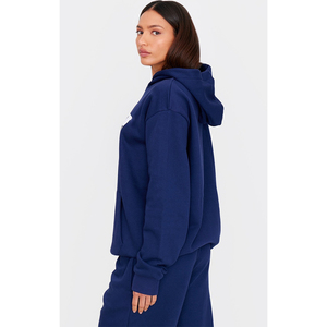 Conjunto Deportivo Personalizable para Mujer, 100% Algodón, Diseño Sólido, Chándal de Invierno, Liso/Simple - Product Image 2