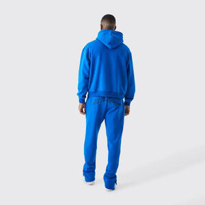 Novedad 2026: Sudadera con capucha de diseño de alta calidad y logotipo personalizado, fabricante de sudaderas con cremallera completa para hombre, chándal de invierno con logotipo DTG y corte acampanado para hombre. - Product Image 3