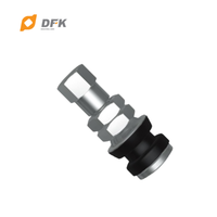 Valve de pneu tubeless pour moto DFK, en acier inoxydable/laiton, ajustement universel, certifiée ISO9001, personnalisable OEM/ODM, voitures, motos