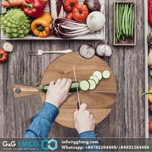 Vente en gros de planches à découper en bambou pour la décoration alimentaire, découpe durable, pratique et bon marché - Product Image 4