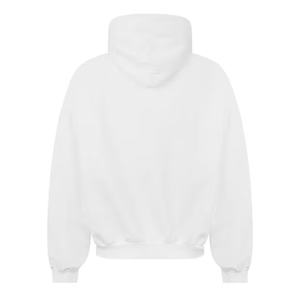 Sudadera blanca sencilla sin Sudadera con capucha para trajes casuales diarios Sudadera con capucha cálida para invierno Sudadera con capucha de gran tamaño hecha a medida con manga larga - Product Image 3