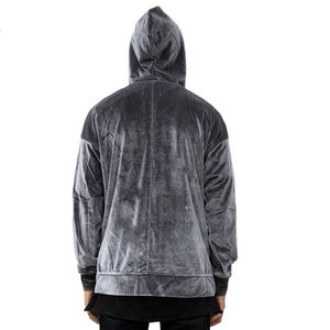 Sudadera con Capucha de Terciopelo para Hombre, Manga Larga, Suave y Cálida, Sudadera con Capucha Informal para Invierno, Ropa de Calle, con Bolsillo Tipo Canguro - Product Image 6