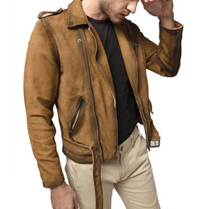 2024 Wholesale Cusyom <b>Men</b> Suede <b>Leather</b> <b>Jacket</b> Polyester Fabric High Quality <b>Men</b> Suede <b>Leather</b> <b>Jacket</b> - Product Image 2
