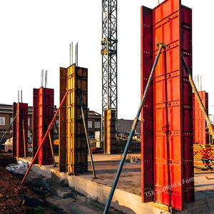 Formes de murs en béton d'acier-Coffrage en acier personnalisé pour la construction en béton en Chine: pilier, mur, toit et dalle - Product Image 5