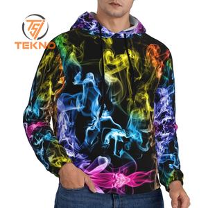 Sweat à capuche épais en éponge française 420gsm personnalisé Fabricants de sweat à capuche sublimé direct pour l'hiver haute qualité sublimé solide - Product Image 4