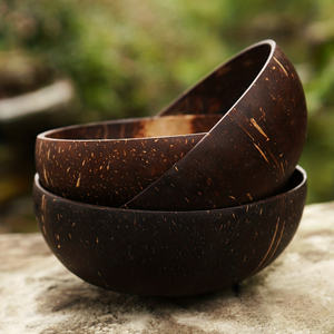 ชามสลัดผักเพื่อสุขภาพชามกะลามะพร้าวทำด้วยมือเป็นมิตรต่อสิ่งแวดล้อมออกแบบได้ตาม2024 - Product Image 1