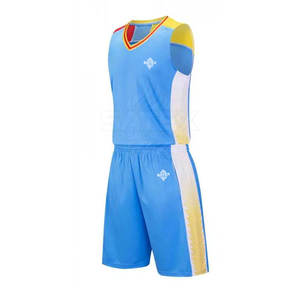 Ensembles d'uniformes de basket-ball respirants avec logo personnalisé, haute qualité, 100% polyester, uniformes de sport à bas prix - Product Image 1