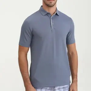 2025 Logo personnalisé pour polo de Sialkot Pakistan Tissu en jersey respirant durable avec motif solide - Product Image 3