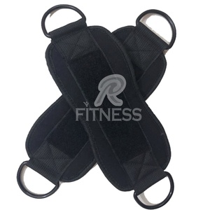 สายรัดข้อเท้า RC Fitness Wear ปรับได้ บุนีโอพรีน ระบายอากาศได้ดี ช่วยรักษาความอบอุ่น สำหรับออกกำลังกาย ใช้กับเครื่องเคเบิล พร้อมห่วงรูปตัว D สำหรับกีฬา ช่วยรัดกระชับ - Product Image 2
