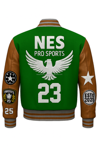 2025 Top tendance personnalisé surdimensionné hommes Baseball Varsity veste toile hiver haute qualité OEM Streetwear bouffée impression Patchwork - Product Image 4