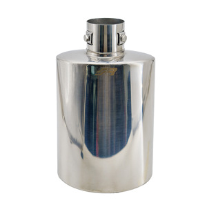 Tuyau d'échappement incliné ovale en acier inoxydable de 57 mm - Product Image 3