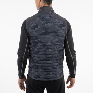 Gilet hybride réversible Softshell pour homme Gilet coupe-vent en polyester pour le travail en plein air, style formel d'hiver avec rembourrage en coton - Product Image 2