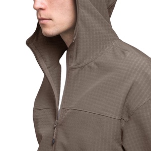 เสื้อฮู้ดซิปผู้ชายแบบเรียบสีพื้น รุ่นใหม่ล่าสุด ลายสั่งทำได้ ผ้าฝ้าย 100% สไตล์ลำลอง ขายส่งราคาถูก รับผลิตแบบ OEM - Product Image 4