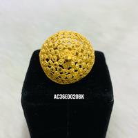 ALANKEET CREATIONS Anting Tusuk Berlapis Emas Satu Gram Kuningan Bentuk Bunga Cantik Model Trendi untuk Fashion Wanita