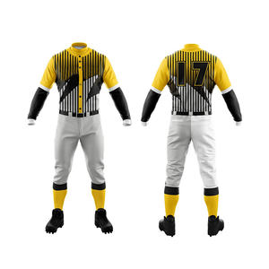 Uniforme de béisbol aerodinámico con malla tejida de tensión, diseño de gradiente lineal, diseño esculpido, eje estructurado, luz loft, rejilla adaptable - Product Image 2