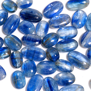 พลอยไคยาไนต์สีน้ำเงินธรรมชาติทรงรีแบบหลวม งานแฮนด์เมด แท้ สำหรับทำเครื่องประดับ พร้อมใบรับรองจากผู้เชี่ยวชาญด้านอัญมณี - Product Image 3