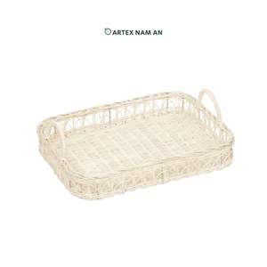 Plateaux de rangement en rotin avec poignées pour cuisine salle de bain et décoration intérieure - Product Image 2
