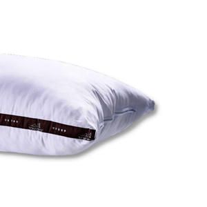 Almohada de cuello mediana de algodón prémium de diseño sólido, cómoda, OEM, de alto relieve, suave, de fábrica, personalizada para uso a granel en camas - Product Image 3