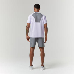 Conjuntos Deportivos de Camiseta y Pantalones Cortos de Algodón Ligero para Hombre, Transpirables, para Verano, con Logotipo Personalizado - Product Image 2