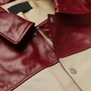 Manteau de veste de baseball pour hommes et femmes à manches de couleur foncée Varsity Letterman vestes avec logo personnalisé - Product Image 4