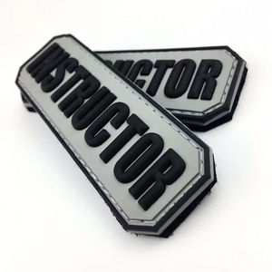 Sacs à vêtements en caoutchouc, logo personnalisé, patchs en PVC souple, pas de minimum, patch en cuir PVC 3D, équipement des équipes sportives - Product Image 5
