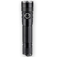 Lampe torche LED portative rechargeable par USB, étanche IP44, zoomable, pour le camping, la chasse, les situations d'urgence