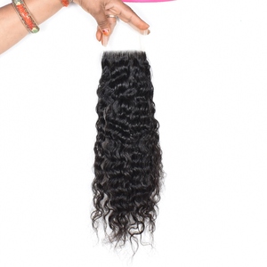 Produit de haute qualité neuf, fermeture en cheveux humains indiens doux, bouclés, offrant un look naturel, pour salon, fête ou usage quotidien, à vendre - Product Image 2