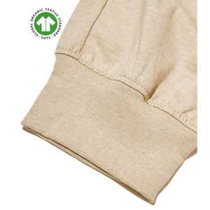 Mens Organic Living Color Jogger Pants Anti-wrinkle, <b>Man</b> Trouser, Plain Dyed- Tan-Green, 5.4 oz Jersey, Breathable <b>Stretch</b> - Product Image 3