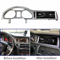 Autoradio android13 10.25 pouces pour Audi Q7 2005-2015 WIFI CarPlay Fiber box inclus lecteur multimédia voiture navigation gps