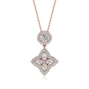 Collar con Colgante de Diamantes Ornate Bloom - Product Image 1