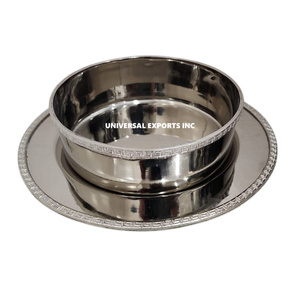 Nouvelle collection de bols à chocolat en métal plaqué nickel, décoratifs, luxueux, vente en gros - Product Image 2