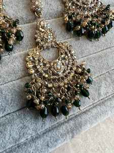 Conjunto de Collar Corto de Diseño Chapado en Oro de Alta Calidad para Fiestas, Joyería Kundan - Product Image 5