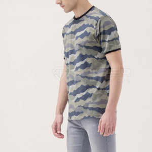 T-shirt d'été pour homme à col rond avec logo personnalisé, mode décontractée, manches courtes, polyester/coton de haute qualité, écologique, séchage rapide - Product Image 5