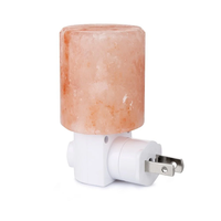Lampe murale décorative en pierre de sel de l'Himalaya naturelle, artisanale, écologique, purifiante, alimentée par USB, pour les intérieurs de la maison