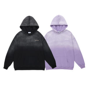 New Arrival Acid Wash Streetwear Oversize Women's Hoodies <b>Drop</b> Shoulder Heavyweight 100% Hoodie For Women Wear - Product Image 3